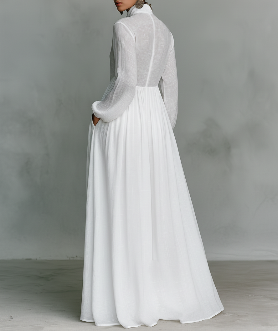 Cintia | Vestito maxi minimalista