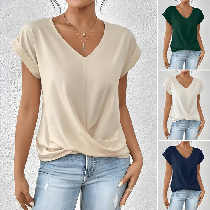 Kathrina | Top con Scollatura a V e Twist