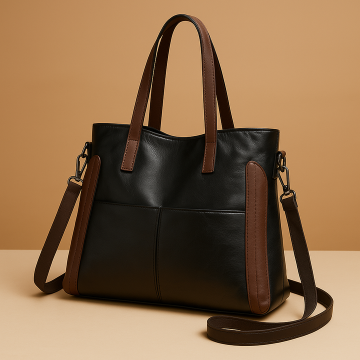Etta | Borsa a tracolla in PU pelle di grande capacità alla moda
