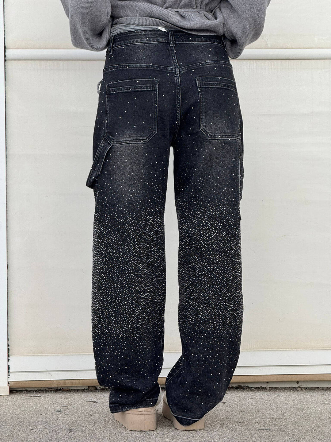 Jeans in Denim Carpenter Balloon Brillanti