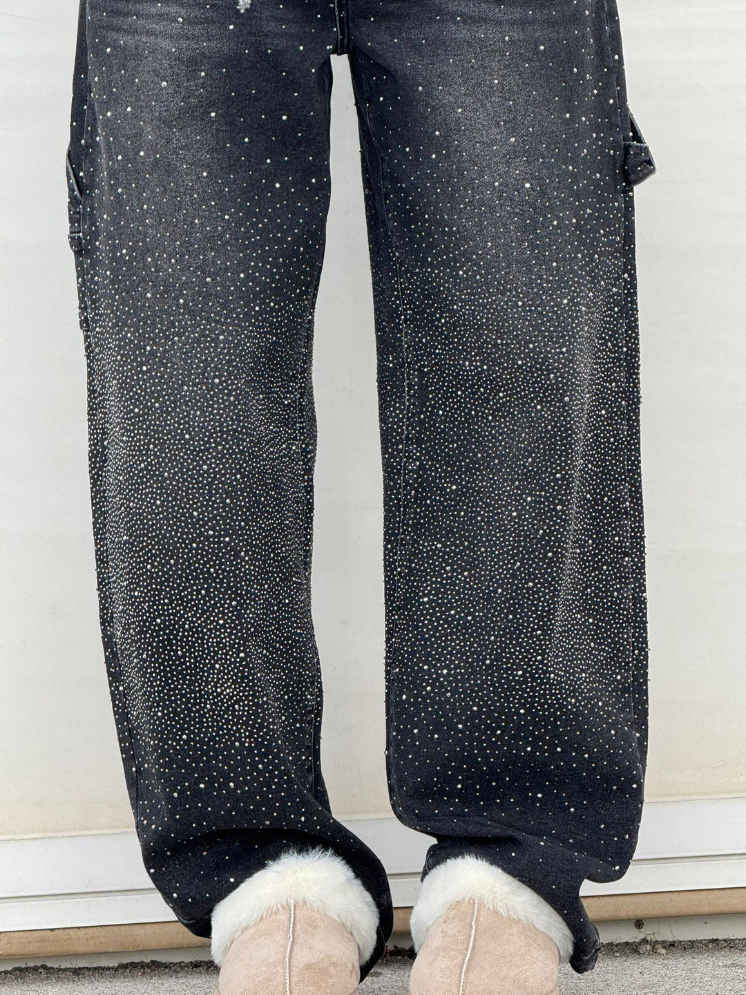 Jeans in Denim Carpenter Balloon Brillanti