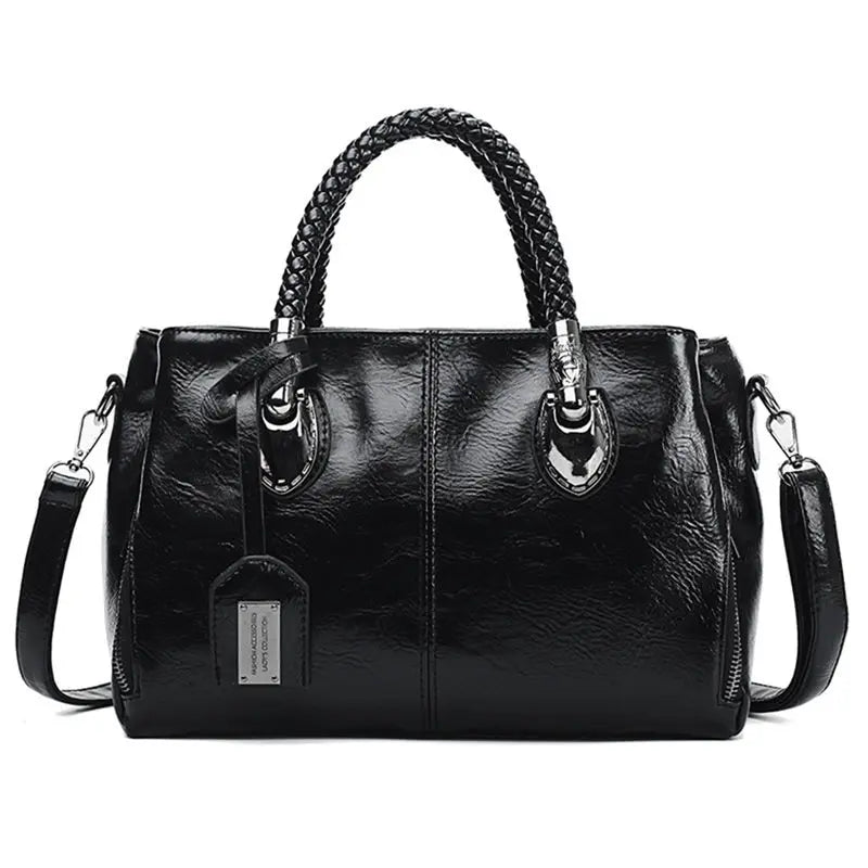 Jarnfrid | Borsa elegante con manico intrecciato