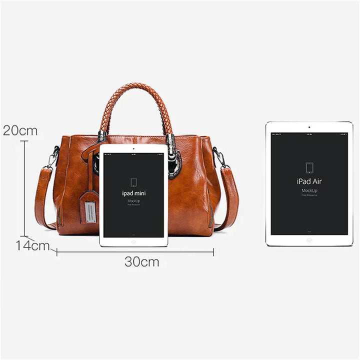 Jarnfrid | Borsa elegante con manico intrecciato