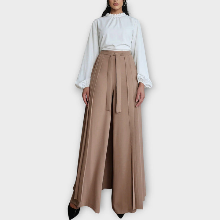 Pantaloni Ampi Plissettati