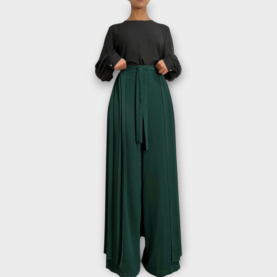 Pantaloni Ampi Plissettati