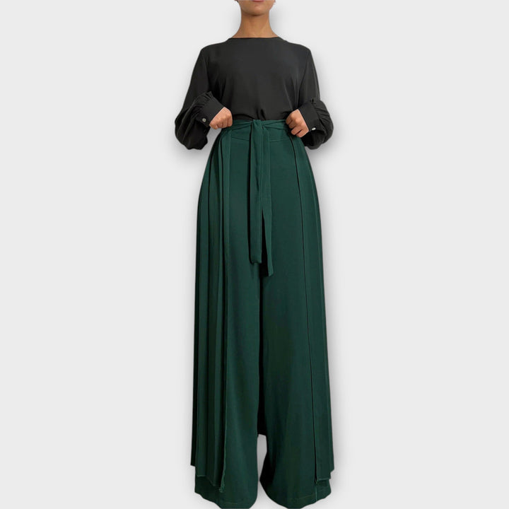 Pantaloni Ampi Plissettati