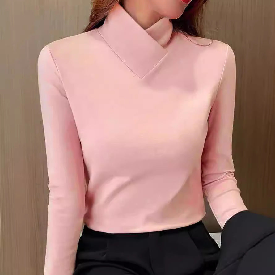 Avery | Elegante T-shirt Collo Alto