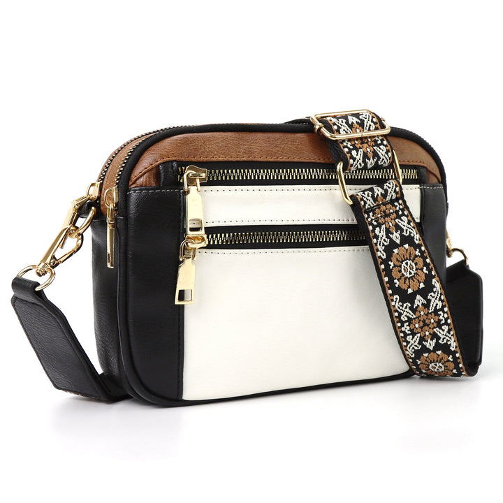 Erikka | Borsa a tracolla elegante con tracolla regolabile a fantasia