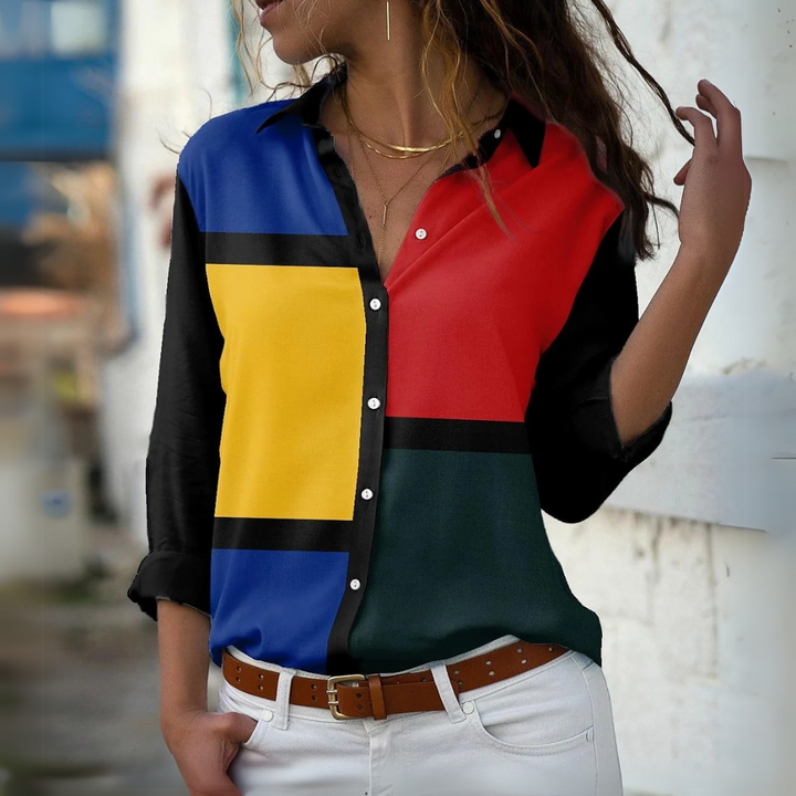 GEERTJE I BLUSA STAMPATA ALLA MODA