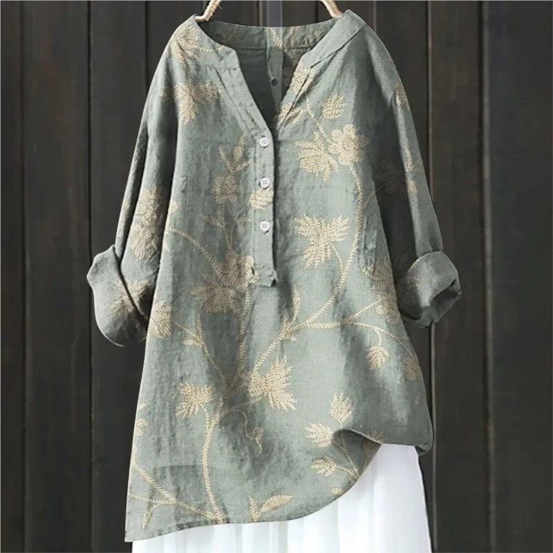 BLUSA LUNGA FIORITA ISALINE
