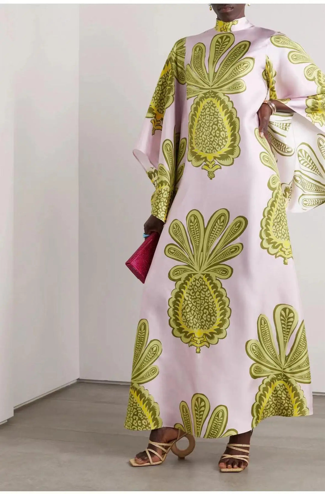 Abito Maxi Floreale Sculpted Elegance™