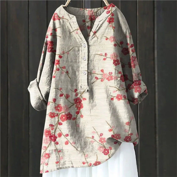 BLUSA LUNGA FIORITA ISALINE