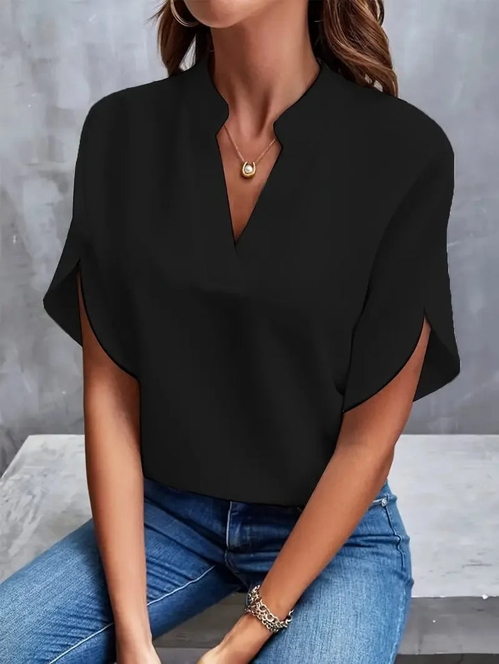 Bettina | Blusa fluida con scollatura a V elegante