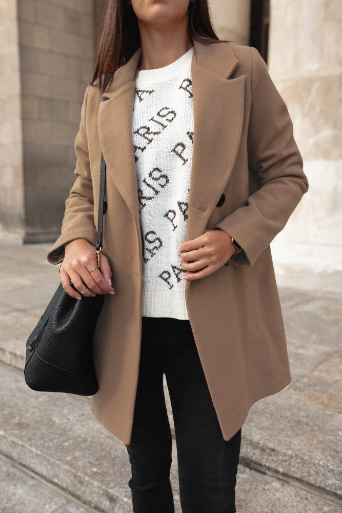 Teresa™ Cappotto Elegante con Rever