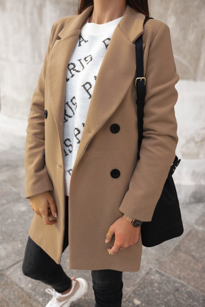 Teresa™ Cappotto Elegante con Rever