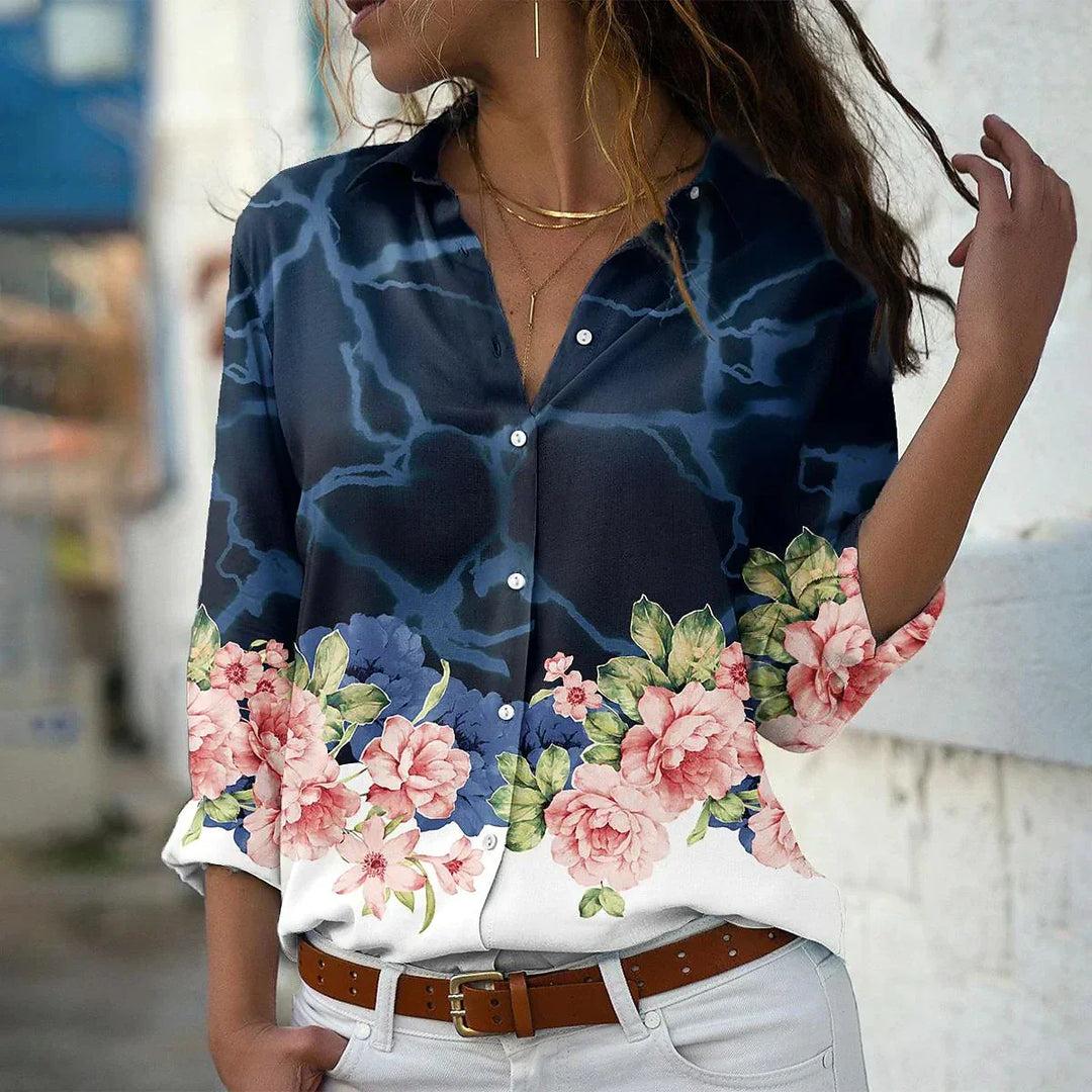 GEERTJE I BLUSA STAMPATA ALLA MODA