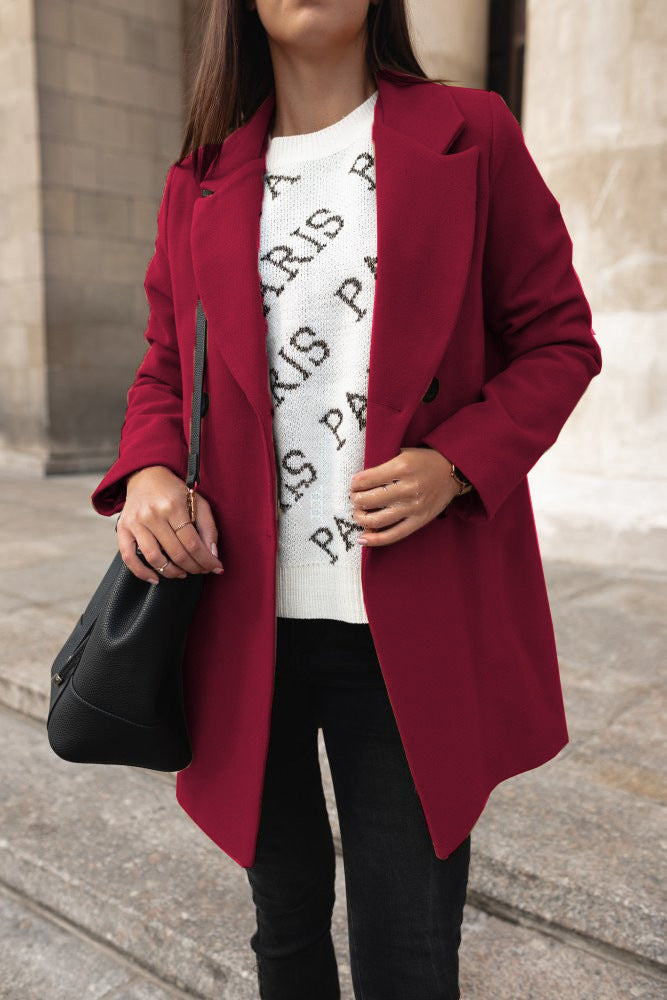 Teresa™ Cappotto Elegante con Rever