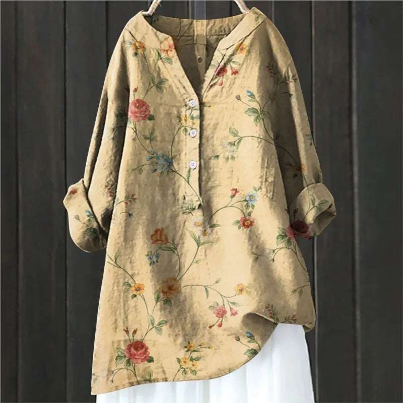 BLUSA LUNGA FIORITA ISALINE