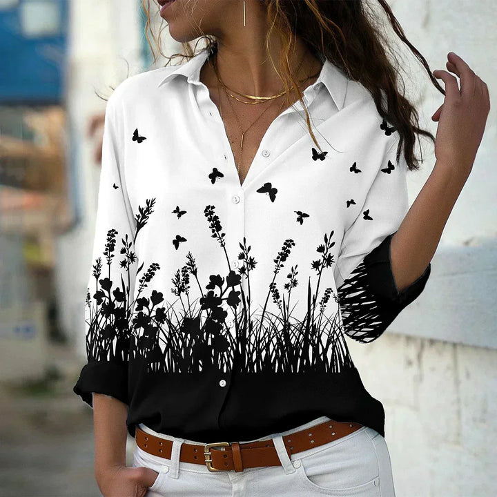 GEERTJE I BLUSA STAMPATA ALLA MODA