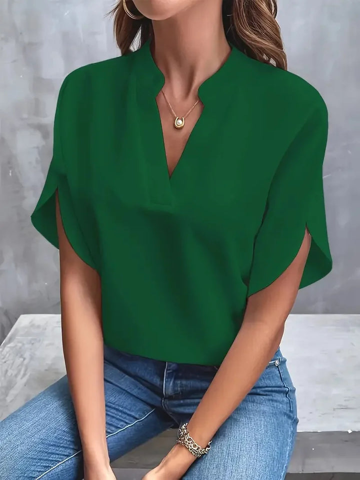 Bettina | Blusa fluida con scollatura a V elegante