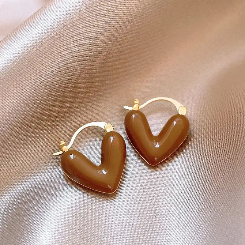 Orecchini a cerchio vintage a forma di U