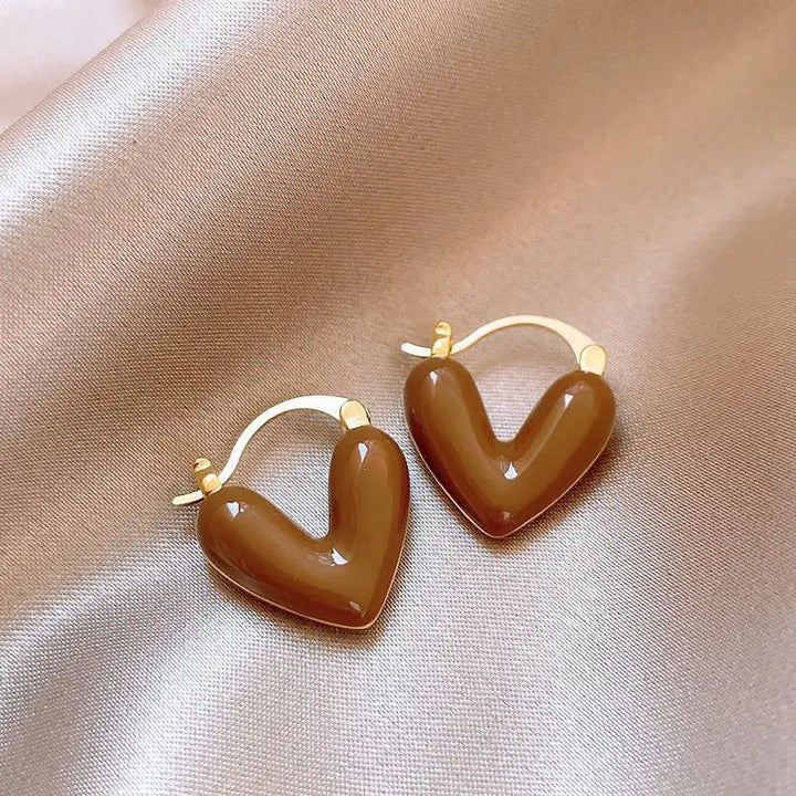 Orecchini a cerchio vintage a forma di U