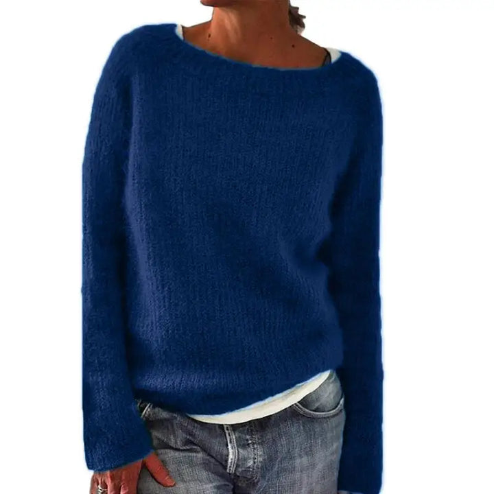 Maglione da Donna a Maniche Lunghe con Scollatura Ampia