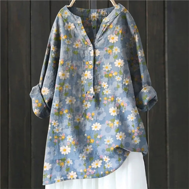 BLUSA LUNGA FIORITA ISALINE