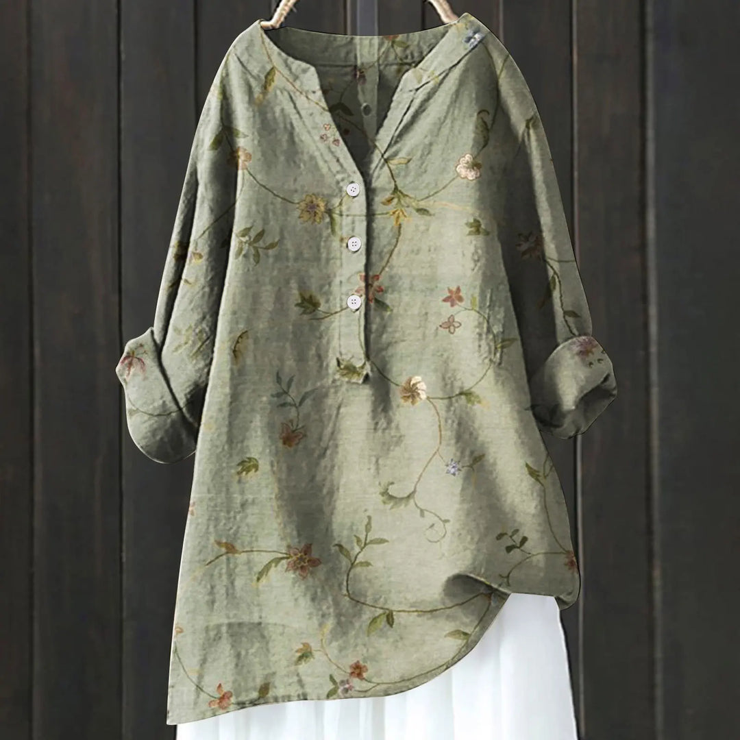 BLUSA LUNGA FIORITA ISALINE