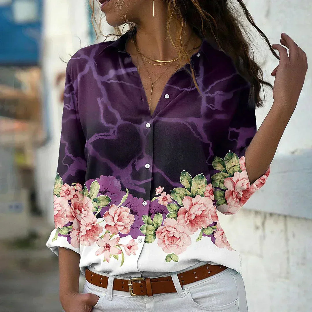 GEERTJE I BLUSA STAMPATA ALLA MODA