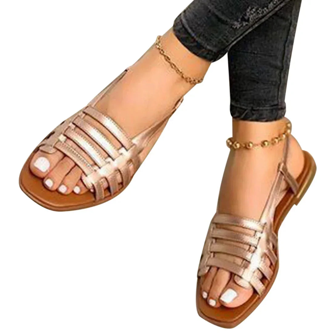 Edetta - Sandali in Pelle Liscia