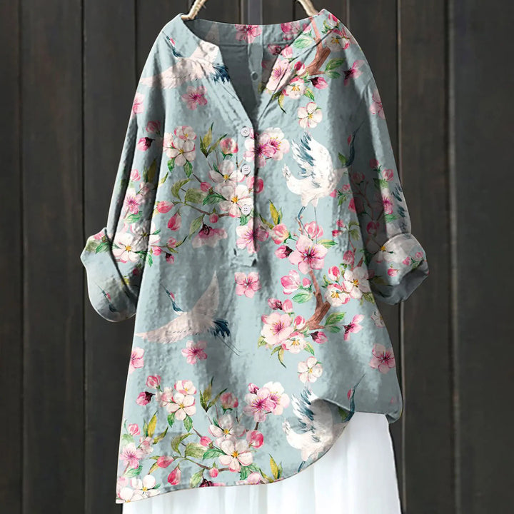 BLUSA LUNGA FIORITA ISALINE
