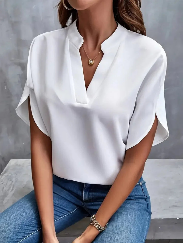 Bettina | Blusa fluida con scollatura a V elegante