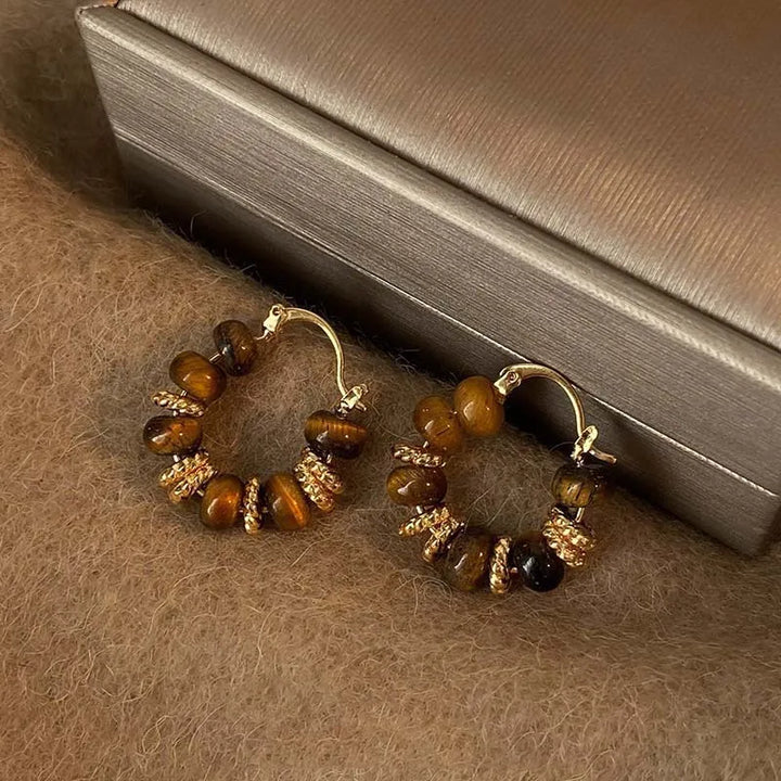Orecchini a cerchio vintage a forma di U