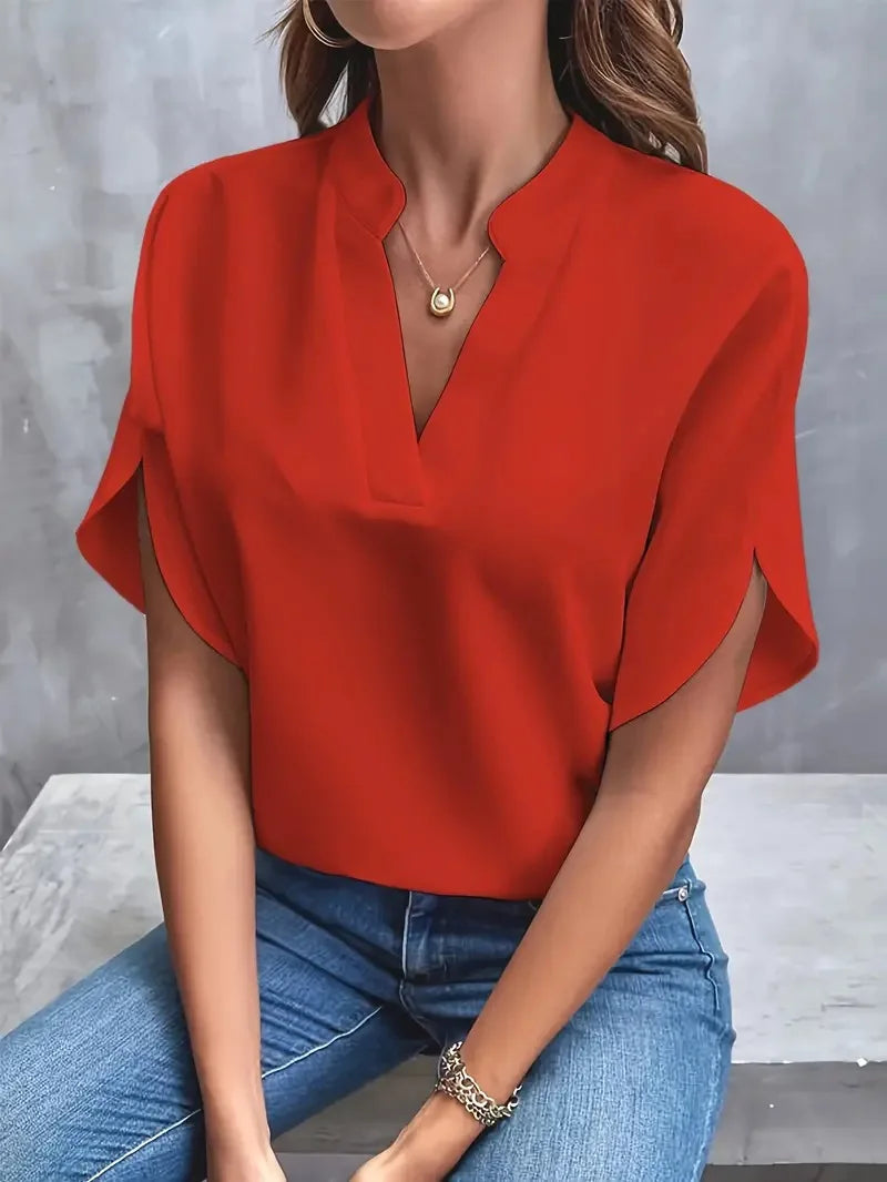 Bettina | Blusa fluida con scollatura a V elegante