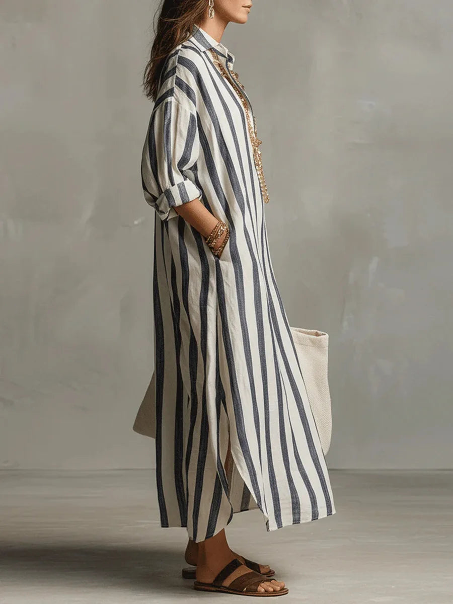 Pepa | Vestito camicia lungo