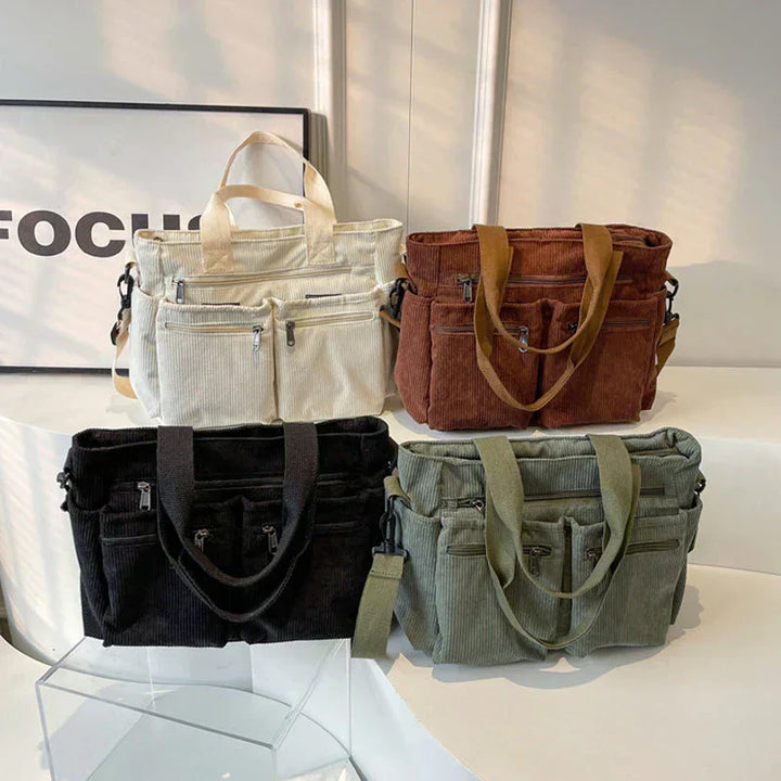 Lina™ - Borsa a Spalla con Dettagli Fatti a Mano