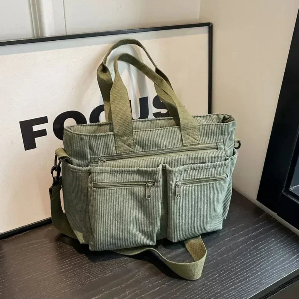Lina™ - Borsa a Spalla con Dettagli Fatti a Mano
