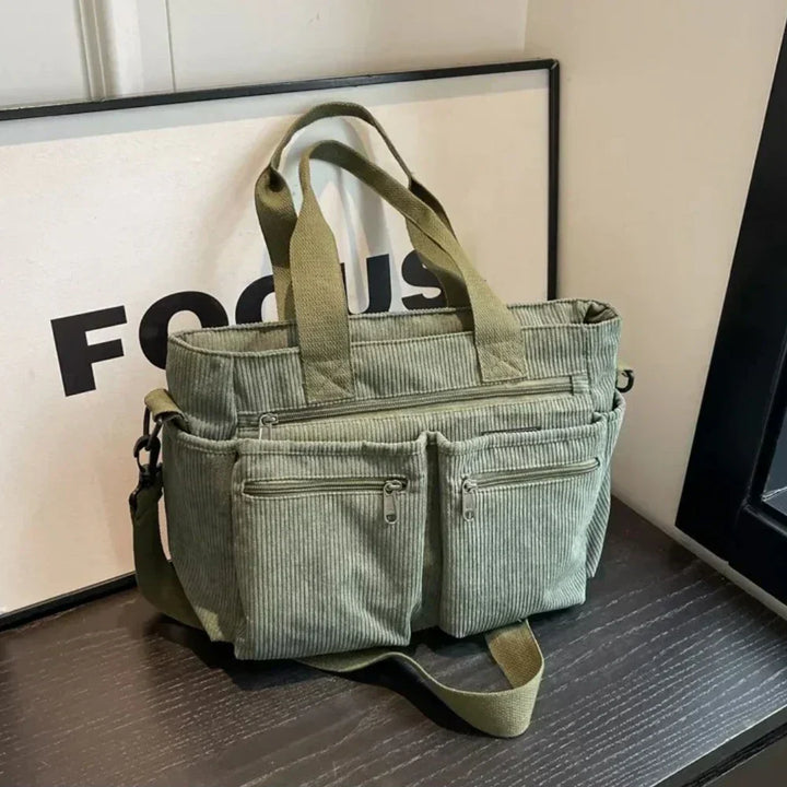 Lina™ - Borsa a Spalla con Dettagli Fatti a Mano