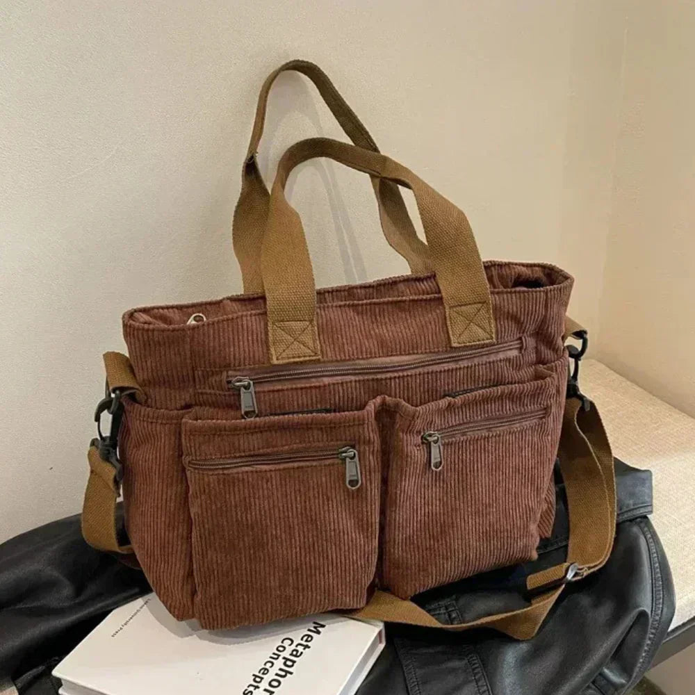 Lina™ - Borsa a Spalla con Dettagli Fatti a Mano