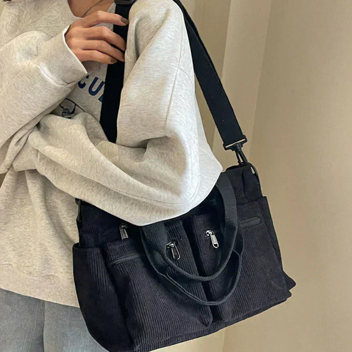 Lina™ - Borsa a Spalla con Dettagli Fatti a Mano