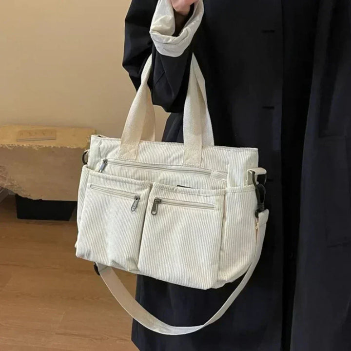 Lina™ - Borsa a Spalla con Dettagli Fatti a Mano