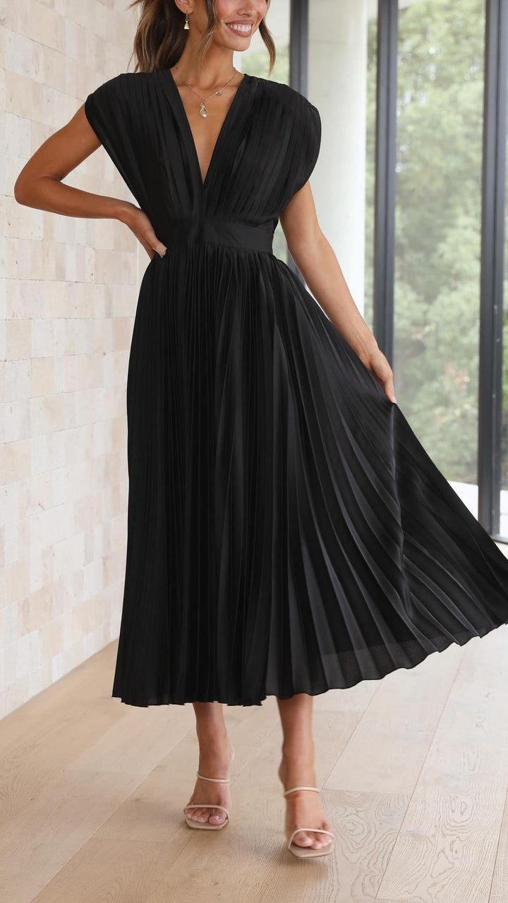 Alexis - Abito Elegante Plissettato