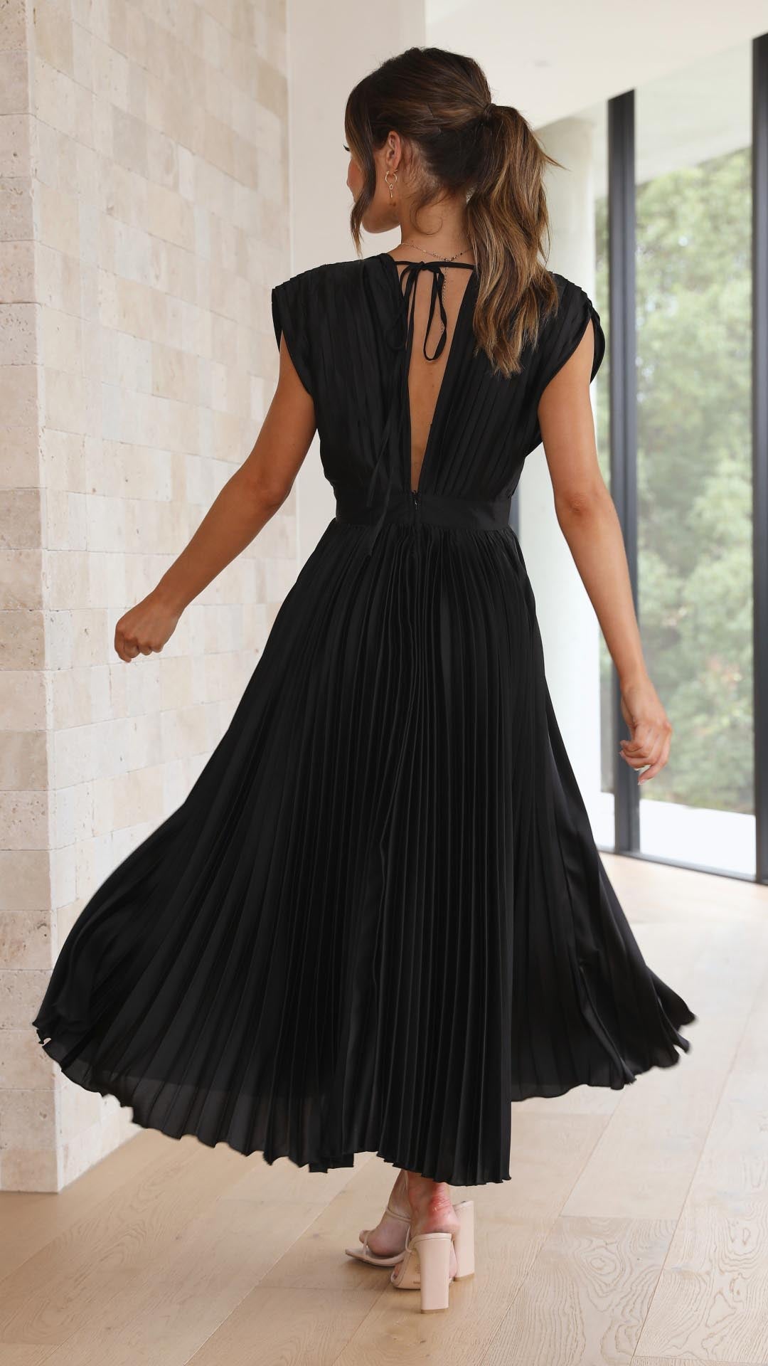 Alexis - Abito Elegante Plissettato