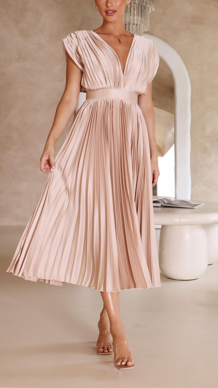 Alexis - Abito Elegante Plissettato