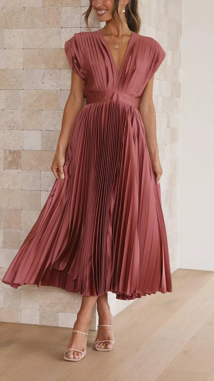 Alexis - Abito Elegante Plissettato