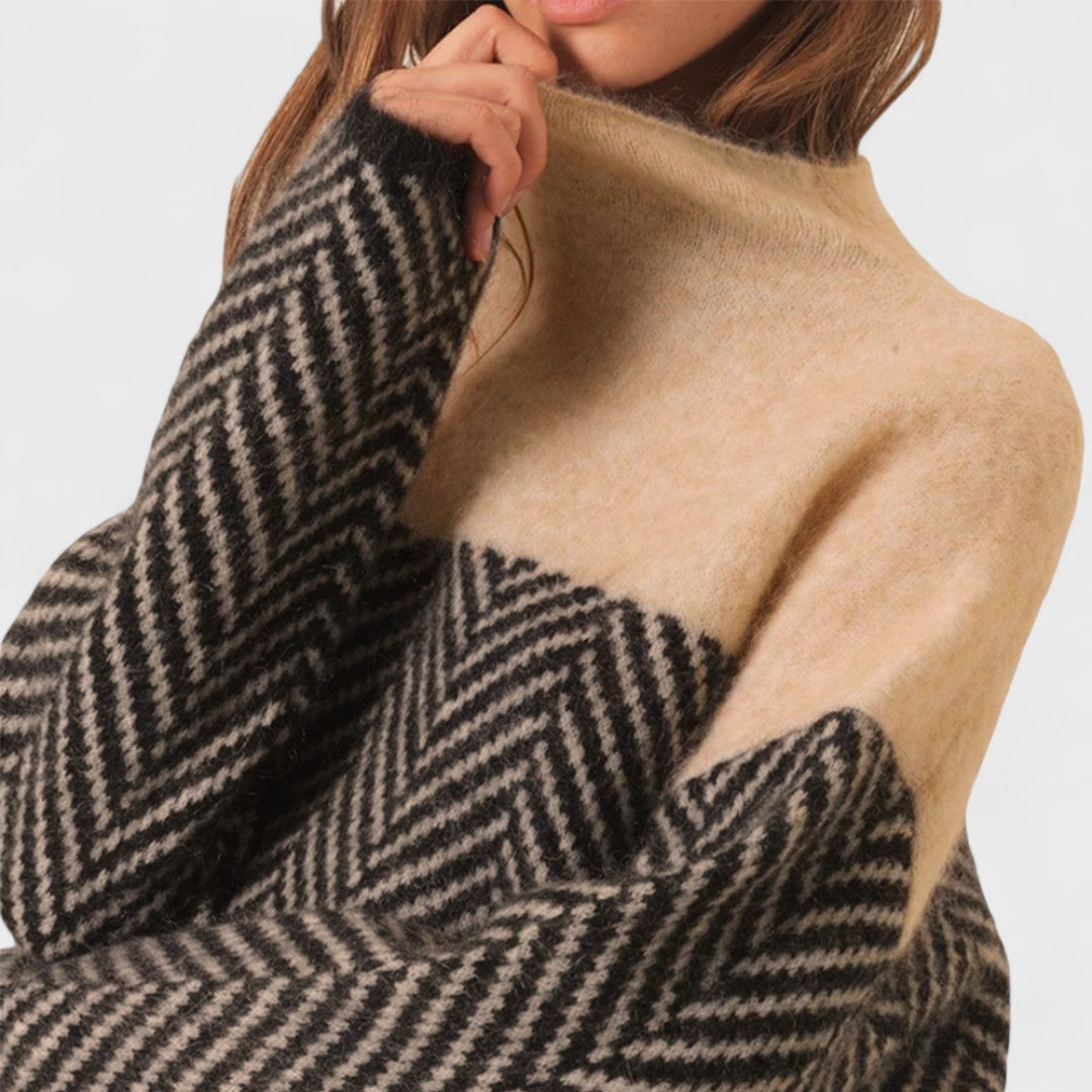 Adelie - Dolcevita premium in maglia pregiata