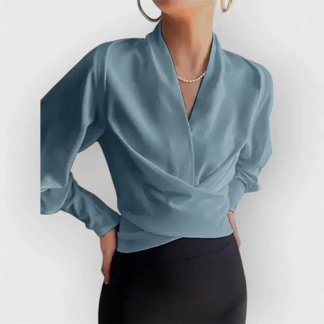 Antonia® | Blusa elegante da donna con maniche a sbuffo