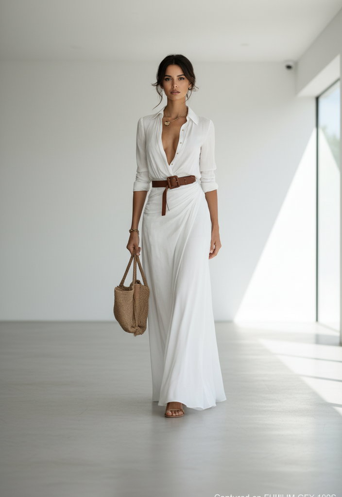 Ilona Maxi Dress – Chic & Senza Tempo in Khaki
