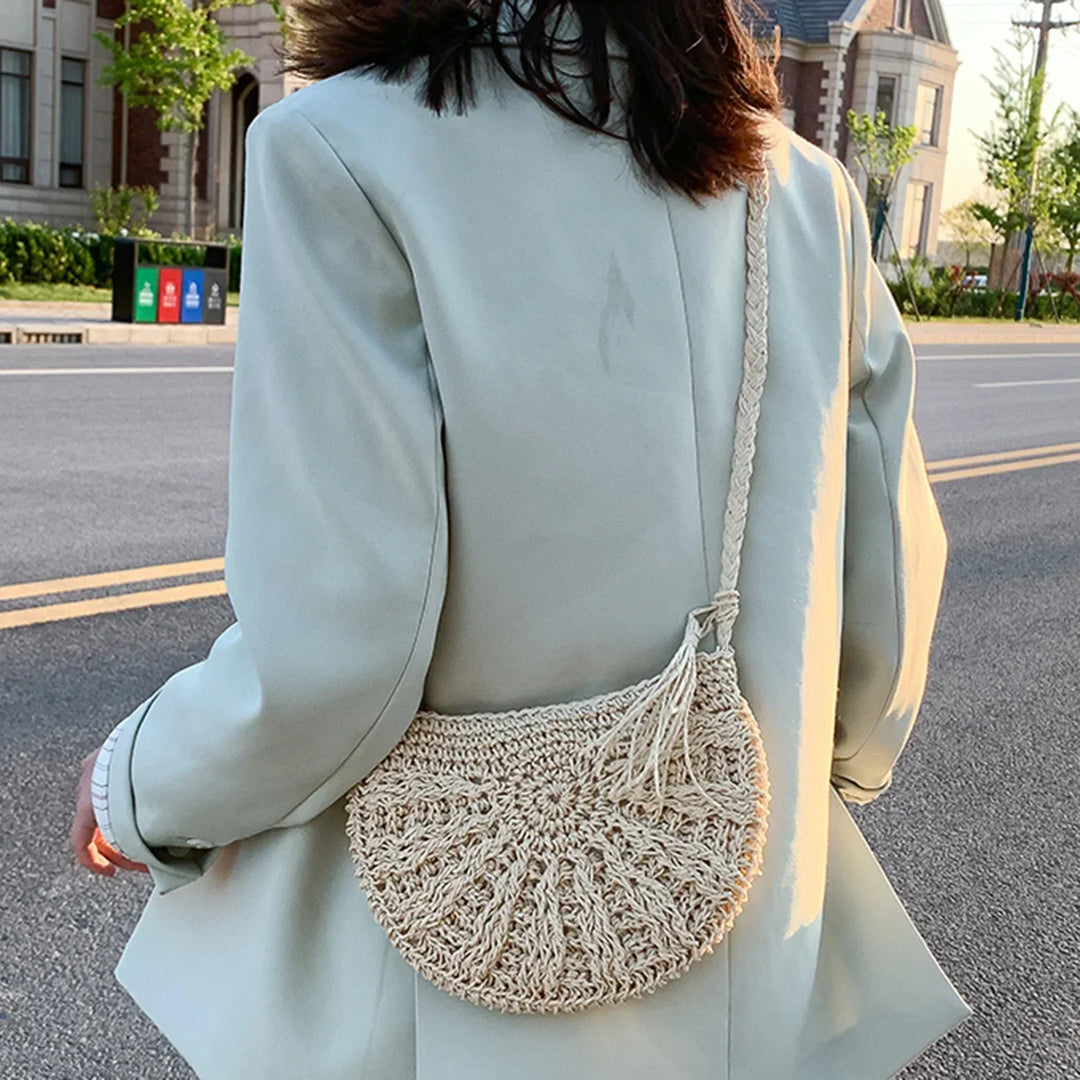 Eirinora | Borsa a Spalla All'Uncinetto in Stile Bohemien